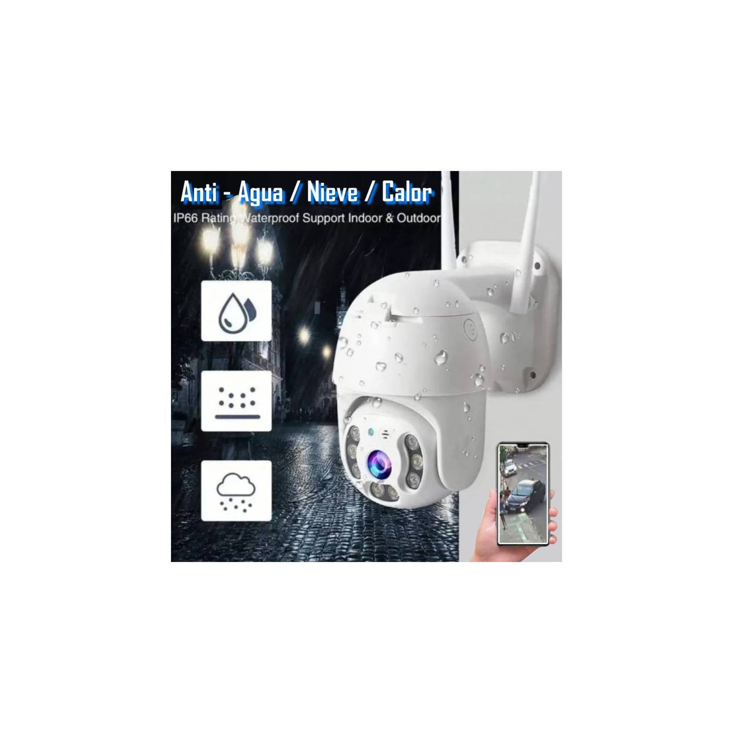 Cámara Ip Con Movimiento Infrarrojo Wifi
